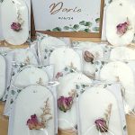 Ambientadores sólidos decorados con rosas minis secas