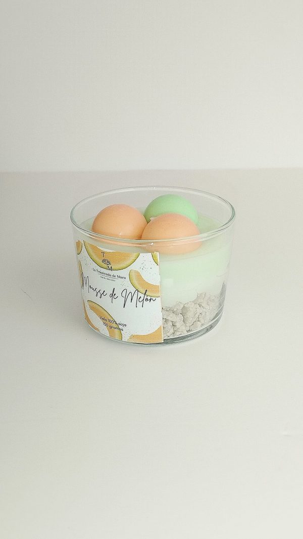 Postre Mousse de melón