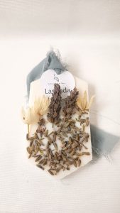 ambientador de cera de soja con aroma a Lavanda
