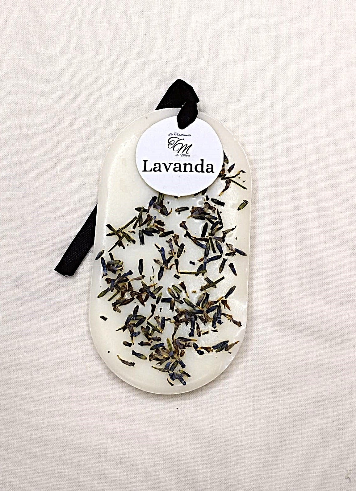 Ambientador de cera sólida de lavanda para armarios, protector natural de ropa con flores de lavanda seca.