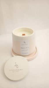 vela aromática de autor floral