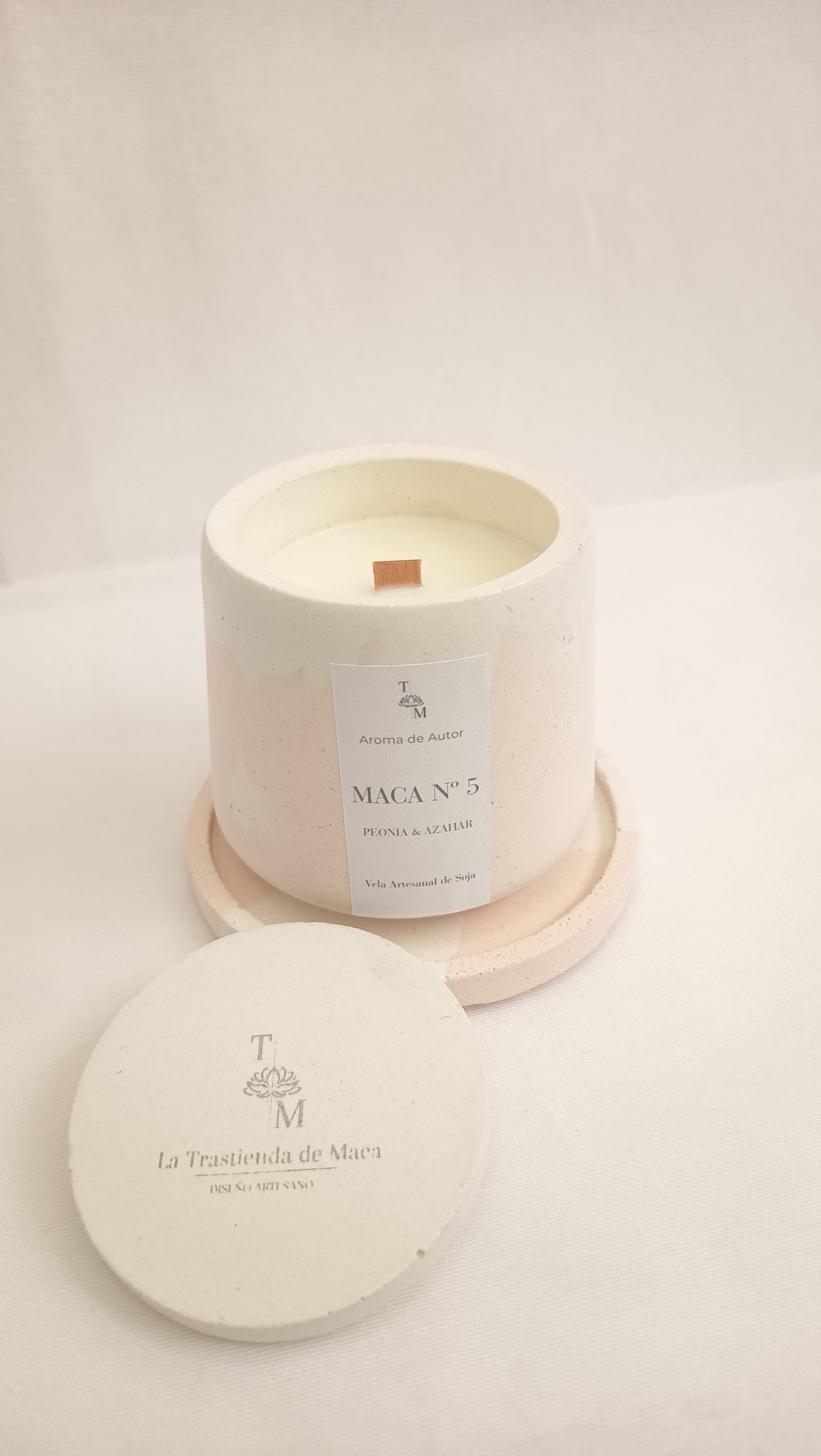 vela aromática de autor floral